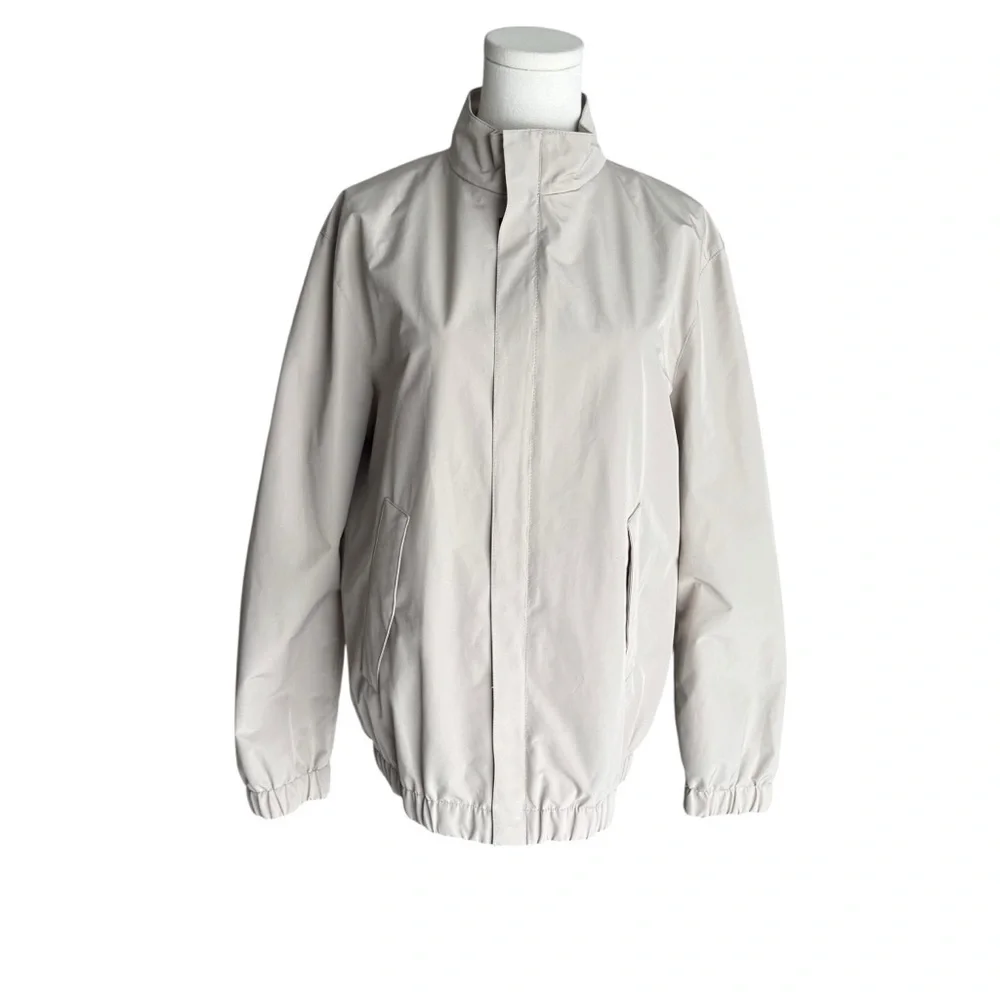 Zara - NWT Men’s Stone Zip Front Jacket Neutral Lightweight Sz M - Picture 3 of 11
